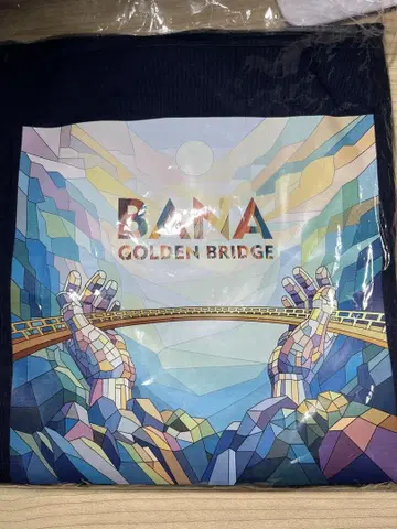 BANA GOLDEN BRIDGE T셔츠 네이비 베트남 신의 손 레어