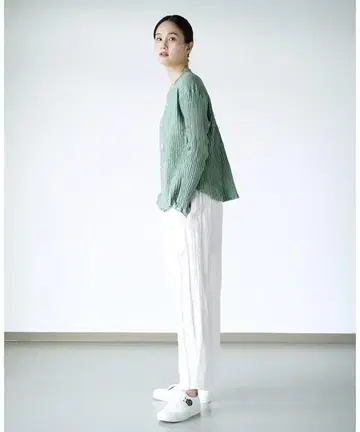 플랜테이션 Bizen WAVE 팬츠 화이트