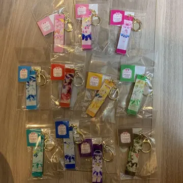 세일러문 스토어 아크릴 스틱 키링 신장판 커버 컴프 세트