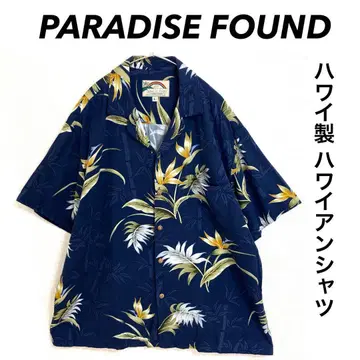 PARADISE FOUND 알로하 셔츠 하와이 제 미국제