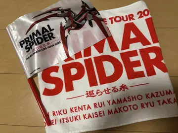 PRIMAL SPIDER ~순환하는 실~ 페이스 타월 & 플래그