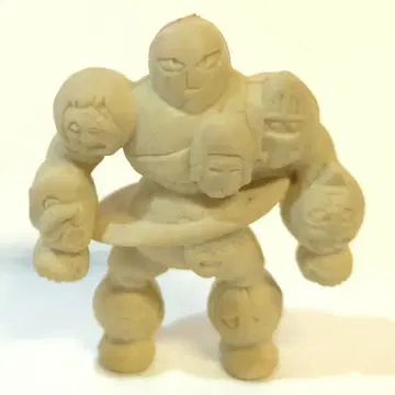 파치 근육맨 지우개 인면 플래닛맨 다른 색상
