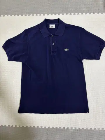 LACOSTE 네이비 피케 셔츠