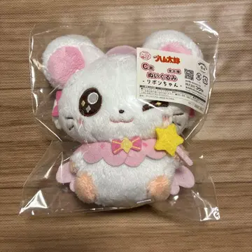 토토코 하무타로 캐릭터 복권 C상 봉제 인형 리본짱