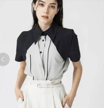 united tokyo 유나이티드 도쿄 컬 레이어드 블라우스