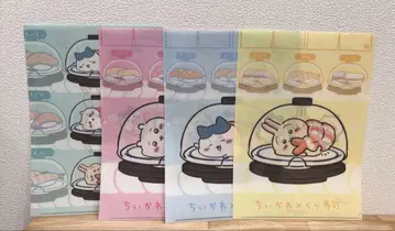 치이카와 쿠라스시 클리어 파일 4종 세트 토끼 하치와레