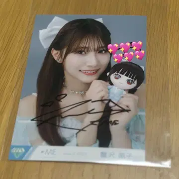 카니사와 모에코 브로마이드 친필 모리 판타지 요리 코멘트 있음