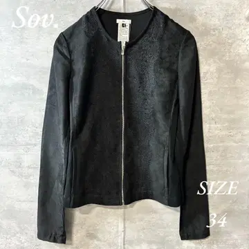 미사용 새상품 Sov. MASQUERADE BIJOU SUEDE 자켓