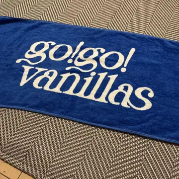 go!go!vanillas 바닐라즈 파란색 타월