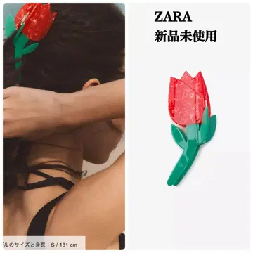 완판템 자라 튤립 헤어 클립 미사용 새상품