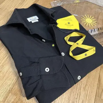 Giannetto 지안네토 빈치 핏 블랙 셔츠 15 / 38