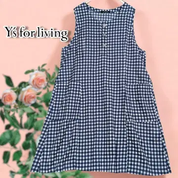 Y's for living 와이즈 포 리빙 체크 원피스