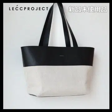 [한국 인기] LECC PROJECT 토트백 블랙 x 캔버스 새상품