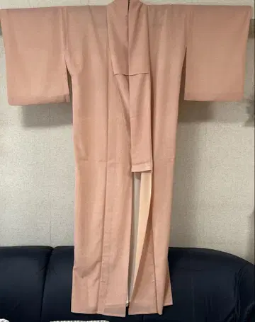 워셔블 기모노 여름용 연한 핑크 명주