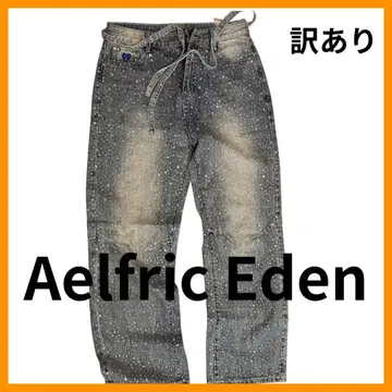 [하자품] Aelfric Eden 스팽글 데님 팬츠 UK32