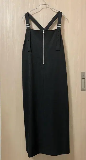 쉽스 스칼라 롱 원피스 지퍼 점퍼 스커트 다크 그레이 고품질