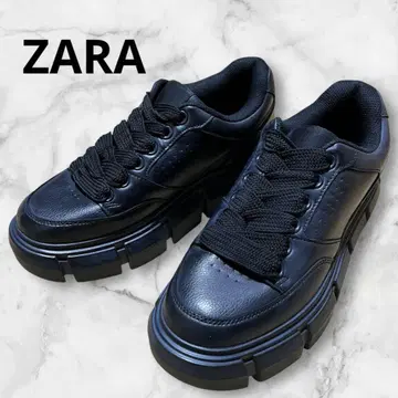 자라 청키 밑창 스니커즈 블랙 SIZE 40