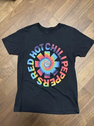 RED HOT CHILI PEPPERS 타이다이 티셔츠 L 렛치리