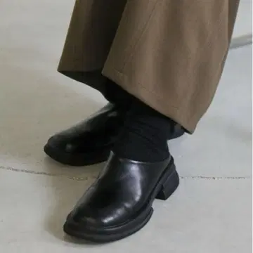 새상품급 select MOCA 인조 가죽 슬라이드 신발