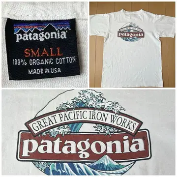 90년대 Patagonia 샵 로고 T셔츠 파타고니아 Hokusai