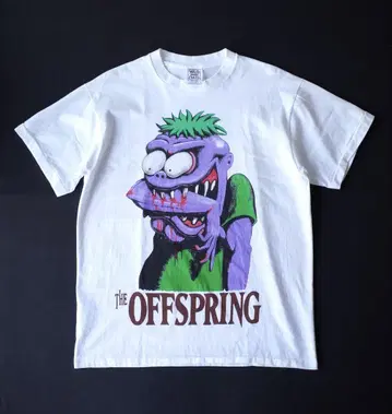 USA제 THE OFFSPRING 오프스프링 티셔츠 화이트