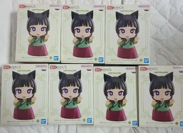 약사의 혼잣말 고양이 고양이 큰 SOFVIMATES 피규어 7개 세트