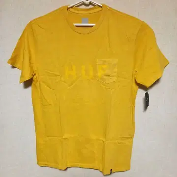 HUF OG LOGO POCKET S/S TEE SUPER LEMON