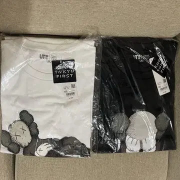 유니클로 카우스 UT 티셔츠 유니클로 카우스 2XL 2장 세트