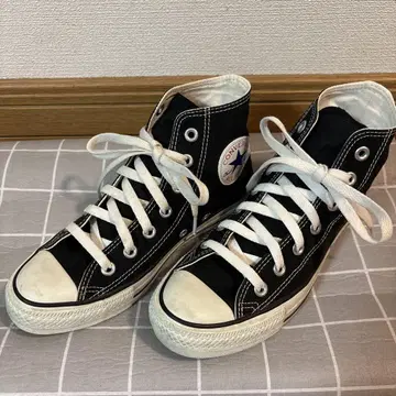 CONVERSE ALL STAR 블랙 하이컷 (24cm)