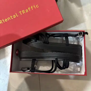 ORntal TRaffic 샌들 블랙 L 사이즈