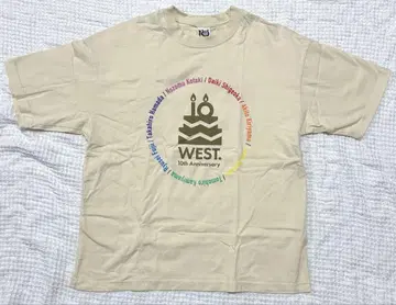WEST. 10주년 기념 싱글 통판반 한정 티셔츠