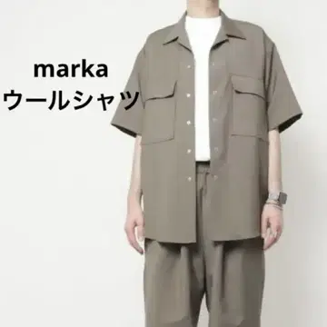 marka 반팔 울 셔츠 마카 사이즈 3