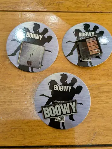 BOOWY 핀즈 캡슐 3종