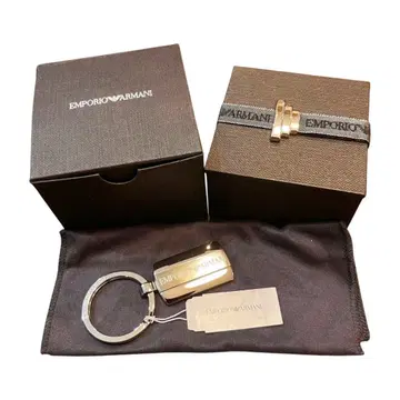 EMPORIO ARMANI 스테인리스 키링 아르마니 키링