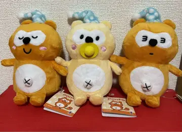 Ponta 오야스미 폿테리 오테다마 봉제 인형 전종 세트 Ponta
