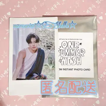 NCT WISH 전시회 리쿠 랜덤 인스턴트 사진 트레이딩 카드 사진전