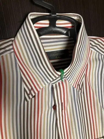 CORNELIANI Collection 스트라이프 드레스 셔츠