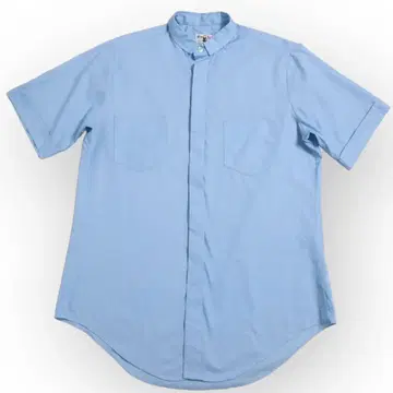 Vintage 70s 80s USA산 반팔 셔츠 블루 빈티지