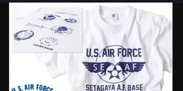 세타가야 베이스 U.S. AIR FORCE SEAF 티셔츠