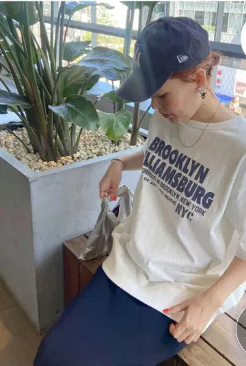 BROOKLYN WILLIAMSBURG 프린트 티셔츠