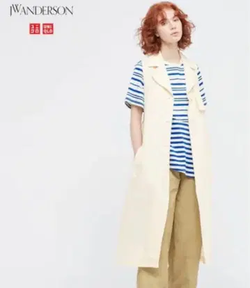 유니클로 JWANDERSON 콜라보 트렌치 원피스 베스트 원피스 L