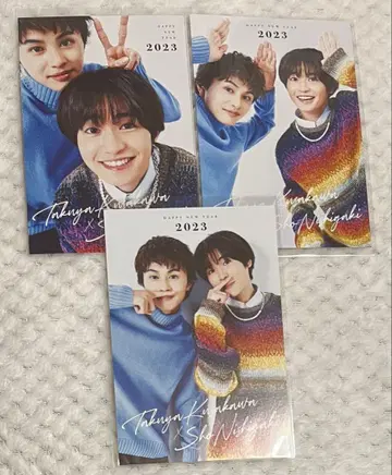 쿠사카와 타쿠야 니시가키 쇼 미나쇼 엽서