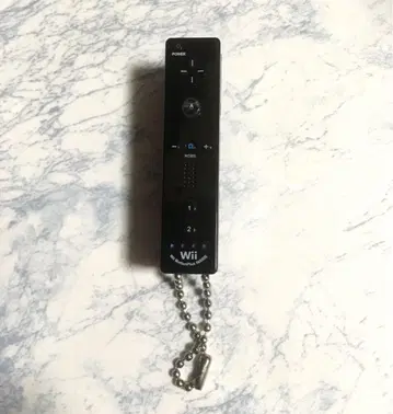 미사용 새상품 닌텐도 Wii 리모컨 컨트롤러 블랙 키체인