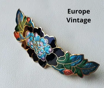 Europe Vintage 빈티지 에나멜 머리핀 주얼리