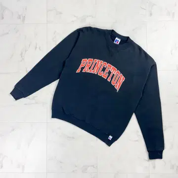 러셀 애슬레틱 90s 프린트 맨투맨 블랙 사이즈 L*CD319