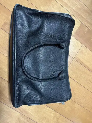 오로비안코 가죽 비즈니스 백 블랙