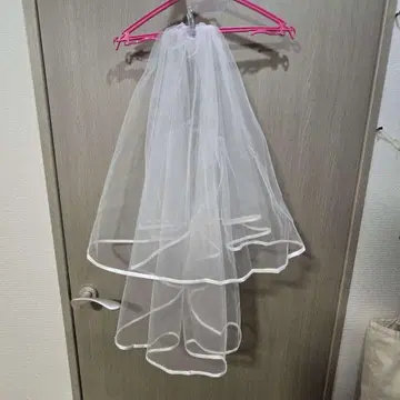 화이트 웨딩 베일