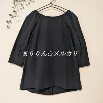 IENA 이에나 티셔츠 네이비 7부 소매