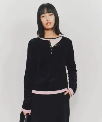 UNITEDTOKYO 2WAY 루즈핏 벨로아 상의