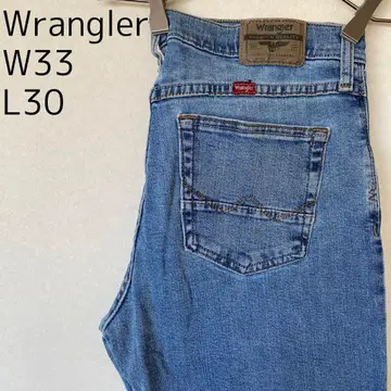 Wrangler 랭글러 W33 블루 데님 하의 구제 의류 파랑 12239